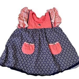 Serendipity Pink and Blue Tunic - Size 4T/5T - Cute!